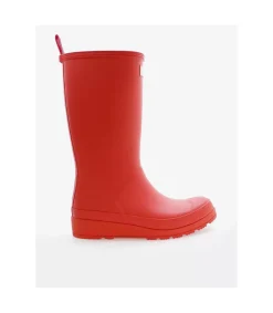 Bota Agua Hunter Original Play Tall Logo Red