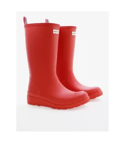 Bota Agua Hunter Original Play Tall Logo Red