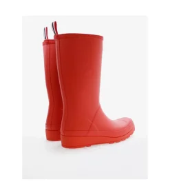 Bota Agua Hunter Original Play Tall Logo Red