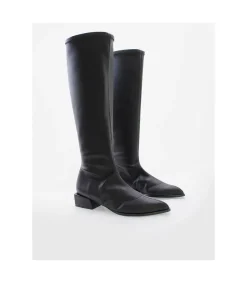 Bota Alta Licra Negro