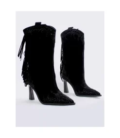 Bota Tacón Alma En Pena I22171 Crosta Black