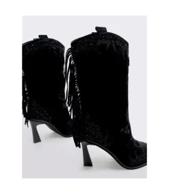 Bota Tacón Alma En Pena I22171 Crosta Black