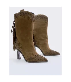 Bota Tacón Alma En Pena I22171 Crosta Camel
