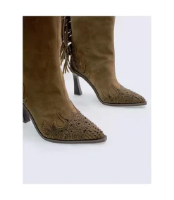 Bota Tacón Alma En Pena I22171 Crosta Camel