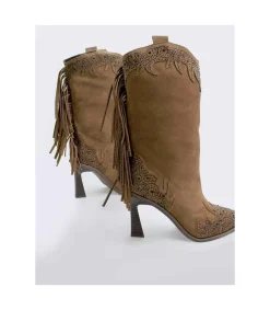 Bota Tacón Alma En Pena I22171 Crosta Camel
