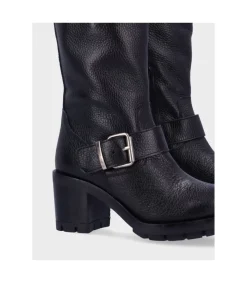 Bota Tacón Ette 3823 Pum Negro