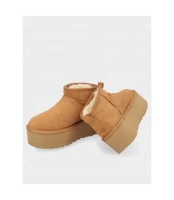 Bota Ugg Classic Classic Ultra Mini Platform 1135092 Chesnut