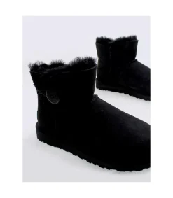 Bota Ugg Mini Bailey Button Ii 1016422 Black