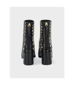 Botin Alohas S00818 West Braided Black Stone