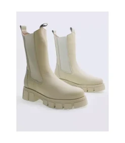 Botin Chelsea Oveja Negra More Drakula Beig Claro