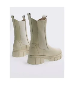 Botin Chelsea Oveja Negra More Drakula Beig Claro