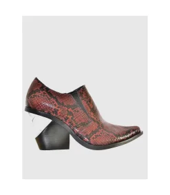 Botin Jeffrey Campbell Rojo-Serpiente Piel