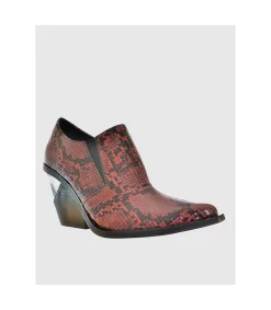 Botin Jeffrey Campbell Rojo-Serpiente Piel