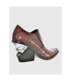Botin Jeffrey Campbell Rojo-Serpiente Piel