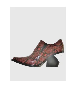 Botin Jeffrey Campbell Rojo-Serpiente Piel