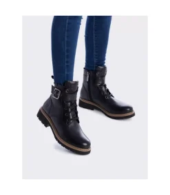 Botin Militar Carmela 160047 Negro