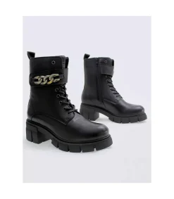 Botin Militar Oveja Negra Dolbi Valentina Negro
