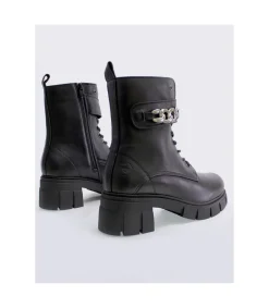 Botin Militar Oveja Negra Dolbi Valentina Negro