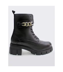 Botin Militar Oveja Negra Dolbi Valentina Negro