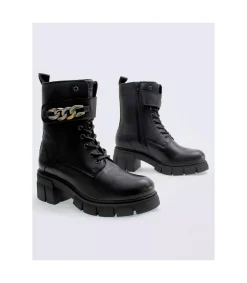 Botin Militar Oveja Negra Dolbi Valentina Negro