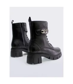 Botin Militar Oveja Negra Dolbi Valentina Negro