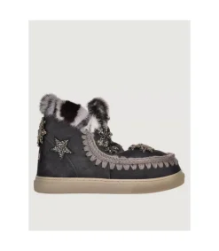*Botin Mou Gris Piel