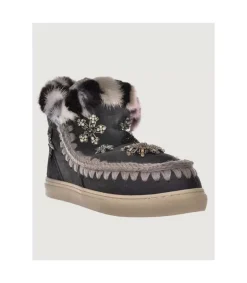 *Botin Mou Gris Piel