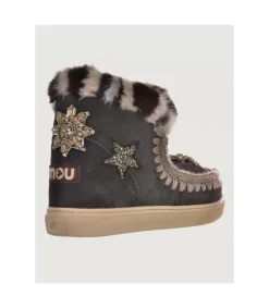 *Botin Mou Gris Piel