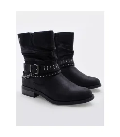 Botin Mustang 51892 C52074 Negro