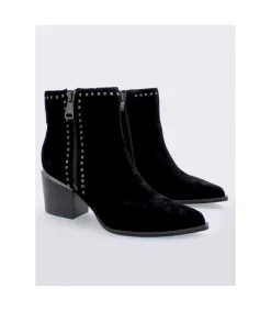 Botin Tacón Alma En Pena I22235 Crosta Black