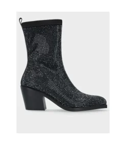 Botin Tacón Exe 2322 Glitter Black
