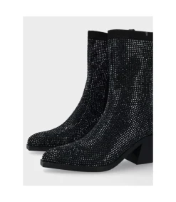 Botin Tacón Exe 2322 Glitter Black