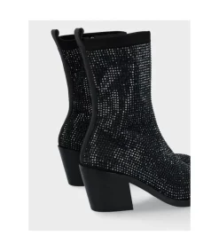 Botin Tacón Exe 2322 Glitter Black