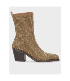 Botin Tacón Exe 2322 Glitter Gold