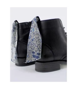 Botin Tacón Lucky Steps Madonna Negro
