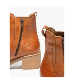 Botin Tacón Pitillos 2724 Cuero