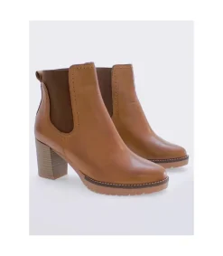 Botin Tacón Pitillos 1780 Cuero
