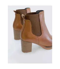 Botin Tacón Pitillos 1780 Cuero