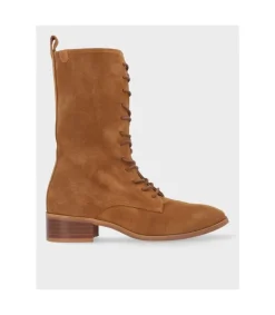 Botin Tacón Popa Amanda Marron
