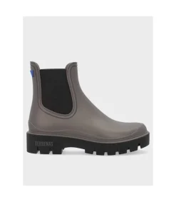 Botin Verbenas Mate Mae Gris Negro
