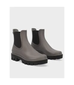 Botin Verbenas Mate Mae Gris Negro