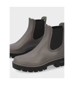 Botin Verbenas Mate Mae Gris Negro