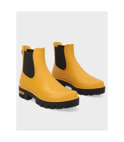 Botin Verbenas Mate Mae Gris Negro