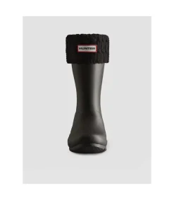Calcetin Hunter Cable Short Black
