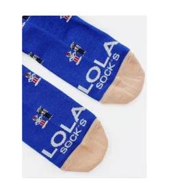 Calcetin Lola Sock´S Chulapos Azul