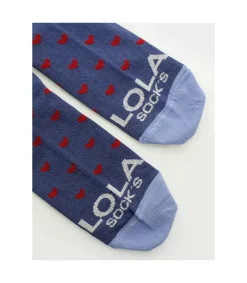 Calcetin Lola Sock´S Corazones Azul