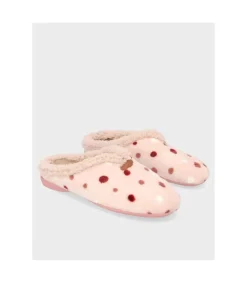 Zapatilla De Casa Hanoi Puntos Maquillaje