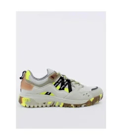 Zapatilla Jeep Sahara Canyon Jm31001A Off White Acid Yellow