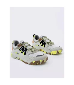 Zapatilla Jeep Sahara Canyon Jm31001A Off White Acid Yellow