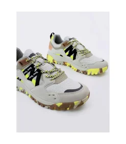 Zapatilla Jeep Sahara Canyon Jm31001A Off White Acid Yellow